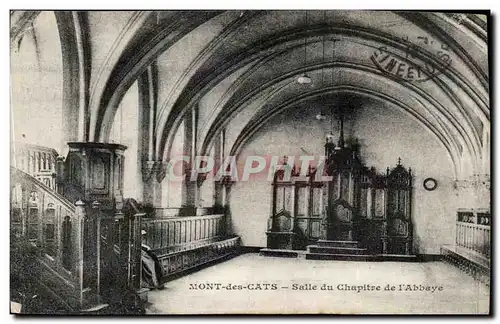 Cartes postales Mont Des Cats Salle Du Chapitre De L'Abbaye