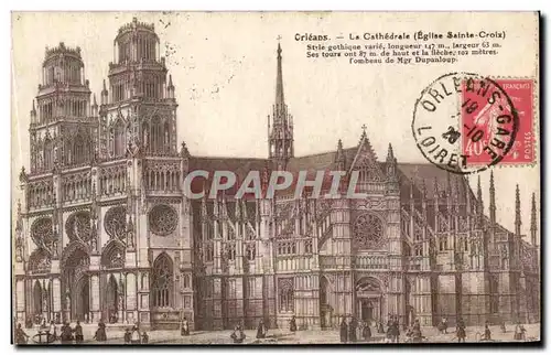 Cartes postales Orleans La Cathedrale Style Gothique