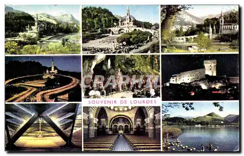 Cartes postales moderne Souvenir De Lourdes