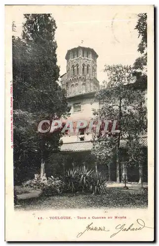 Cartes postales Toulouse Tour et cloitre du musee