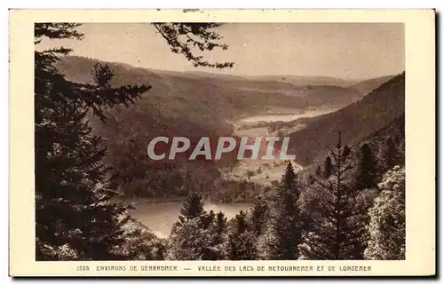 Cartes postales Environs De Geraromer Vallee Des Lacs de Retournmer Et De Longemer