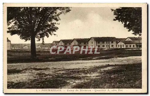 Cartes postales Mourmelon Camp de Division Quartier A Cote Est Militaria