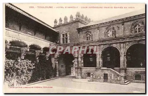 Cartes postales Toulouse Hotel D&#39Assezat Cour Interieure