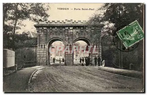 Ansichtskarte AK Verdun Porte Saint Paul