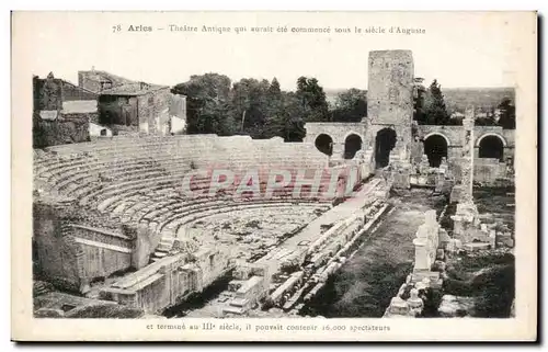 Cartes postales Arles Theatre Antuiue