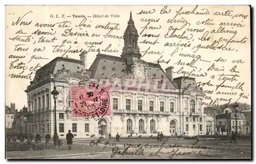 Cartes postales Tours Hotel de Ville