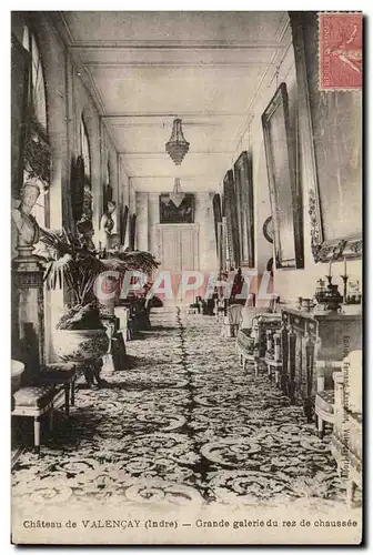 Cartes postales Chateau de Valencay Grande Galerie du rez de chaussee