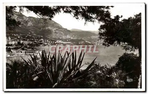 Cartes postales Mont Carlo vu des Jardins de Monaco