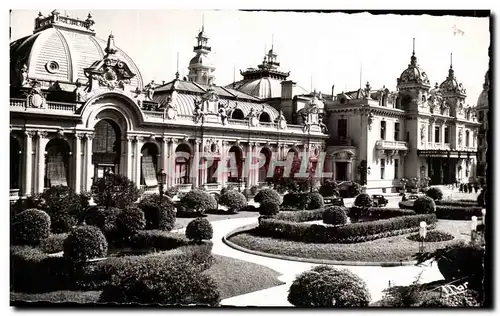 Cartes postales La Principaute De Manaco Monte Carlo Le Jardin et le Casino