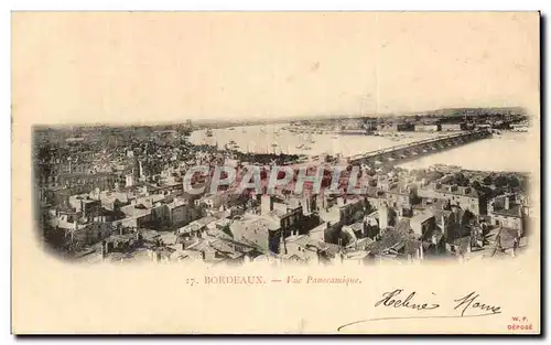 Cartes postales Bordeaux Vue Panoramique