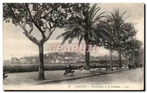 Cartes postales Cannes Promenades de la Croisette