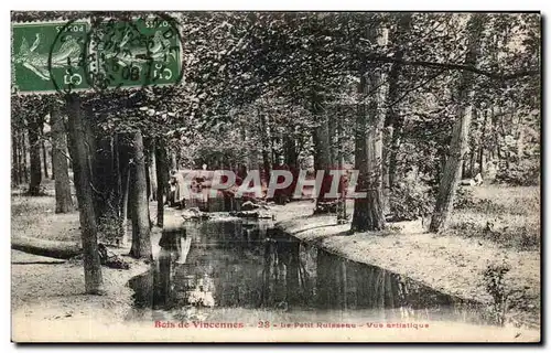 Cartes postales Bois de Vincennes du Perit Ruisseau Vue artistique