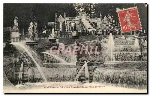 Cartes postales St Cloud Les Grandes Eaux Vue Generale