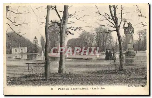 Cartes postales Pavc de Saint Cloud Paris Les 24 jets