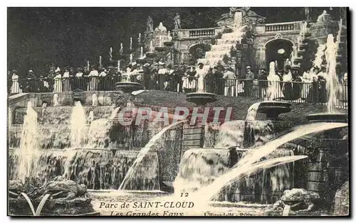 Cartes postales Parc de Saint Cloud Les Grandes Eaux