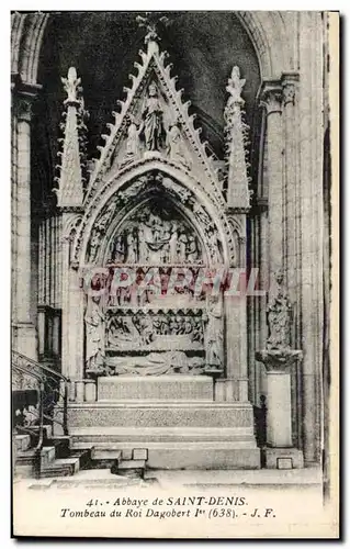 Cartes postales Abbaye de Saint Denis Tombeau du Roi Dagobert