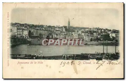 Cartes postales Panorama de la Ville St Cloud