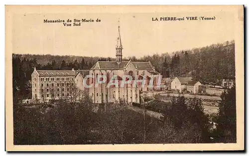 Ansichtskarte AK Monastere de Ste Marie de Vue Sud La Pierre qui Vire