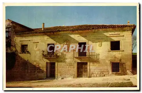 Ansichtskarte AK Santillana Del Mar Casa de la Abadia