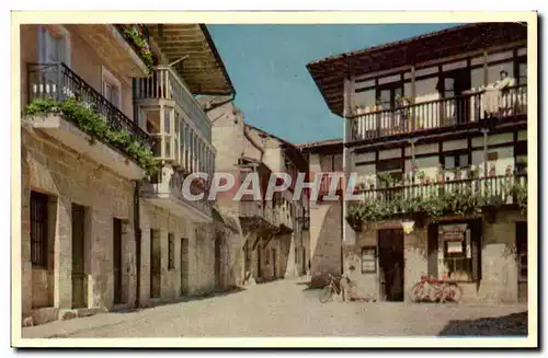 Ansichtskarte AK Santillana Del Mar Plaza de Santo Domingo calle de Juan infaute