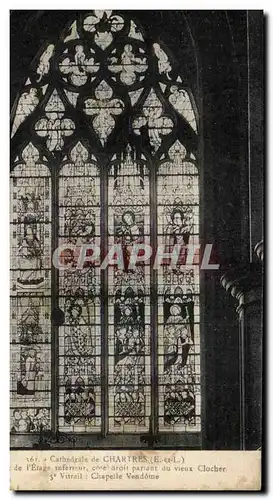 Ansichtskarte AK Cathedrale de Chartres de I&#39Etage inferreur cote droit