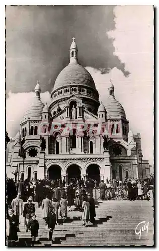 Moderne Karte Paris Et Ses Merveilles La basilique du Sacre Coeur Montmartre