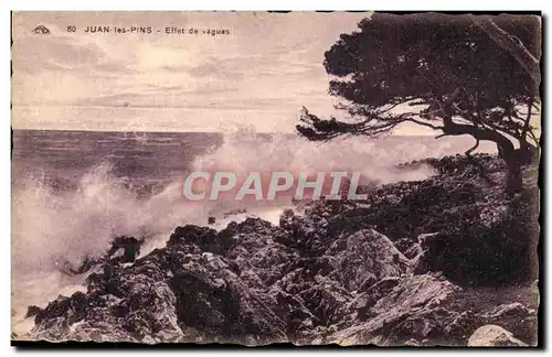 Cartes postales Juan les Pins Effet de Vagues