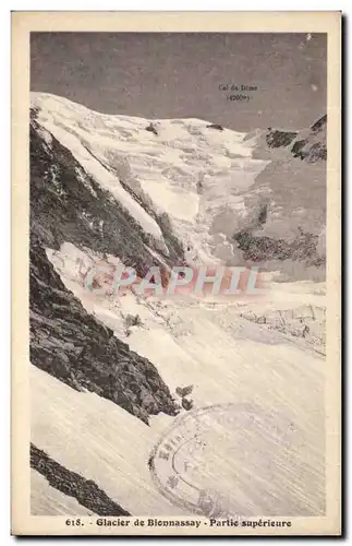 Ansichtskarte AK Glacier de Bionnassay Partie superieure