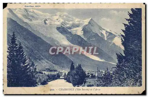 Cartes postales Chamonix et L'Arve