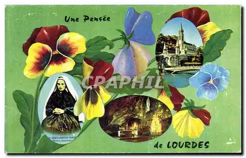 Cartes postales moderne Une Pensee De Lourdes