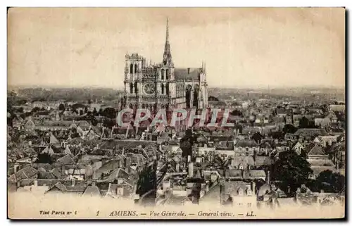 Cartes postales Amiens Vue Generale Generale