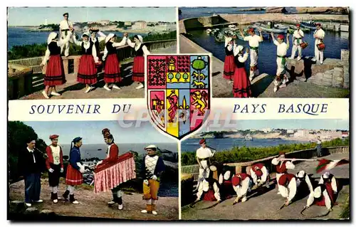 Cartes postales moderne Souvenir Du Pays Basque Danse des Pommes