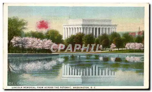 Cartes postales Lincoln Memorial from Across the Potomac Washington