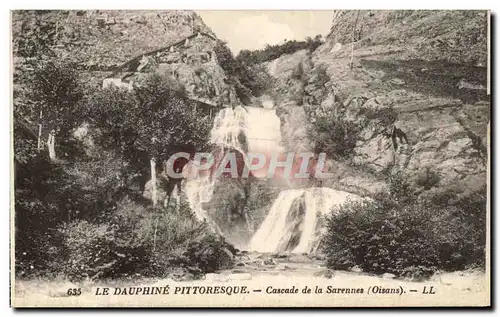 Cartes postales Le Dauphine Pittoresque Cascade de la Sarennes