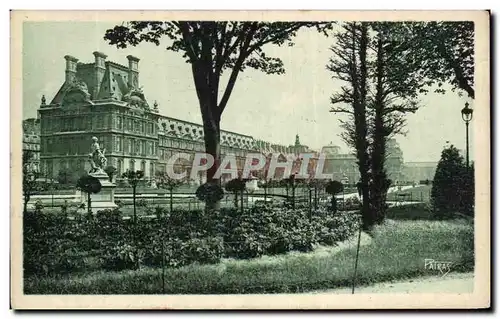 Ansichtskarte AK Paris Les jardins des Tuileries et le palais du Louvre