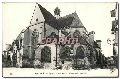 Cartes postales Troyes Eglise Saint Nizier Ensemble Sud Est