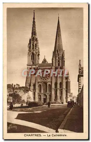 Cartes postales Chartres La Cathedrale