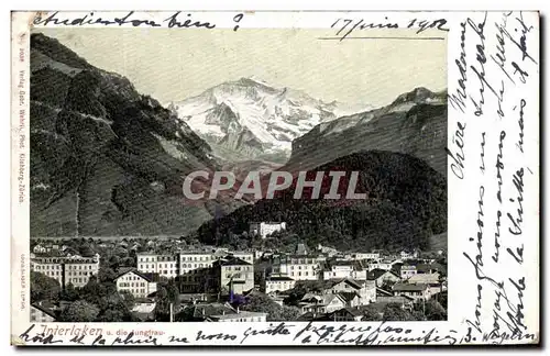 Cartes postales Interlaken Die Jungfrau Suisse