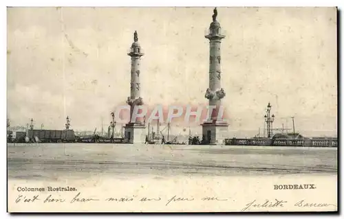 Cartes postales Colonnes Rostrales Bordeaux