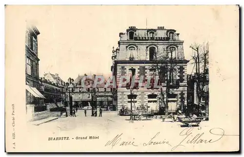 Cartes postales Biarritz Grand Hotel