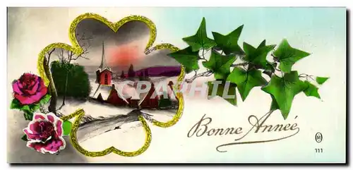 Cartes postales Fantaisie Bonne Heureuse Annee