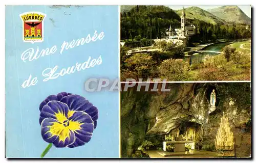 Cartes postales Une Pensee De Lourdes