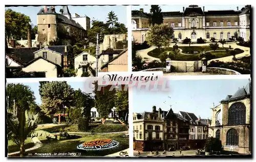 Cartes postales moderne Montargis Le chateau L&#39Hotel De Ville Jardin Durzy Place Mirabeau