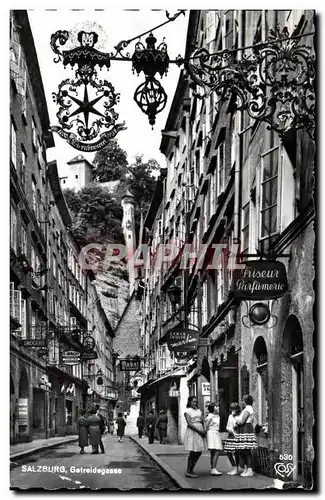 Cartes postales Salzburg Getreidegasse Coiffeur Friseur