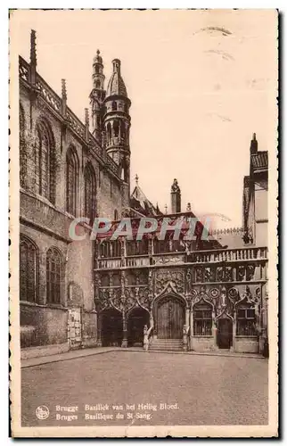 Cartes postales Bruges Basilique Du St Sang