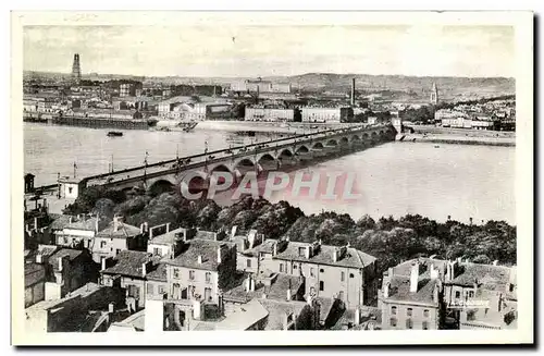 Ansichtskarte AK Bordeaux Perspective Du Pont De Pierre Vers Le Quartier De La Bastide