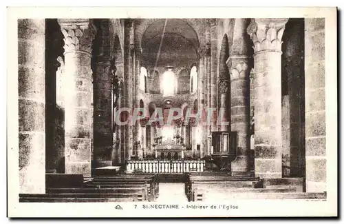 Cartes postales St Nectaire Interieur de I&#39Eglise