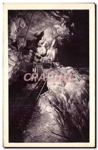 Cartes postales Puits de Padirac Grand Dome Escaliers et Cascades stalagmitiques