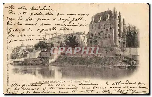 Cartes postales Chateauroux Chateau Raoul