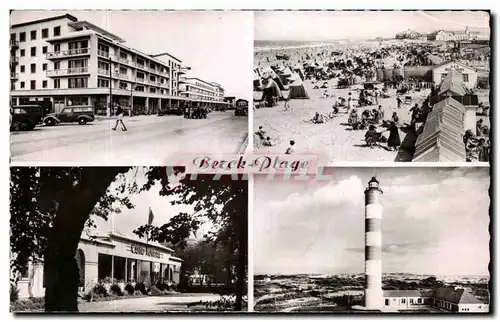 Cartes postales Berck Plage L&#39Esplanade La Plage Le Casino Le Phare